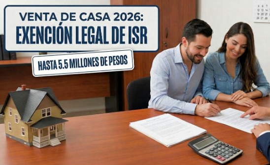 Venta de casa 2026: ¿Cómo exentar legalmente el pago de ISR ante el Notario?